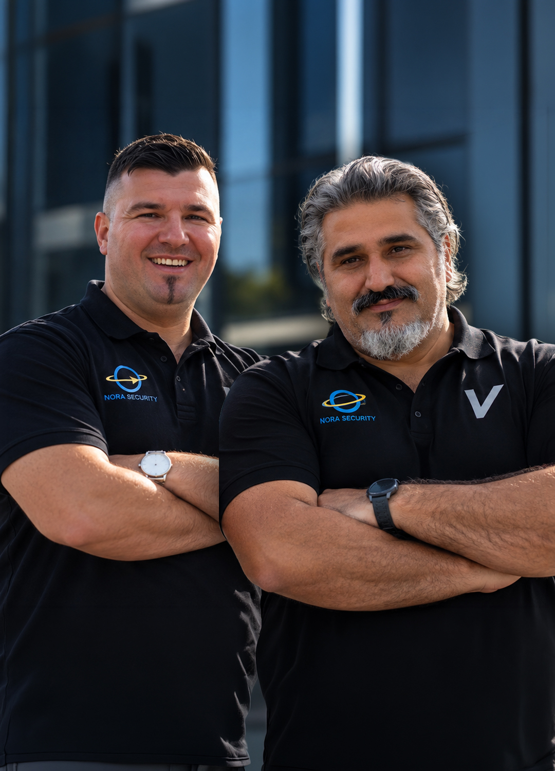 Fahro Kenjar en Mustafa Ata van Nora Security